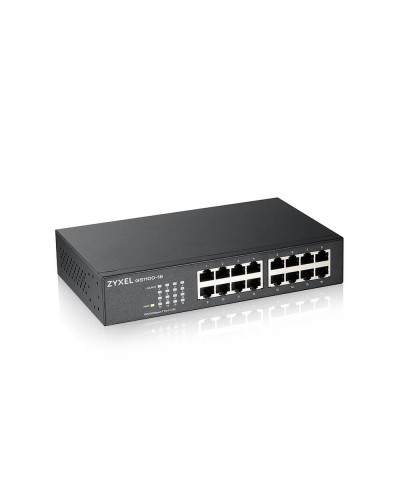 GS1100-16-EU0103F. Коммутатор 16xGE, rack 19, бесшумный. ZYXEL в Новошахтинске