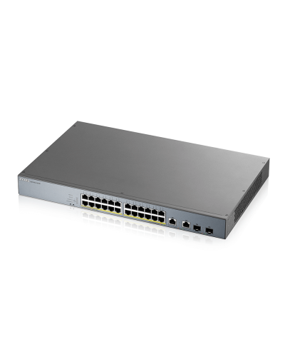 GS1350-26HP-EU0101F. L2 коммутатор PoE+ для IP-видеокамер rack 19. ZYXEL в Новошахтинске