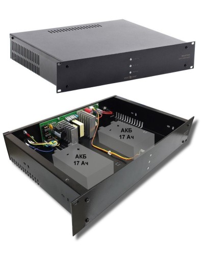 СКАТ-1200И7 RACK (СКАТ ИБП-12/5-2x17-RACK) (2142). Источник вторичного электропитания резервированный. Бастион в Новошахтинске