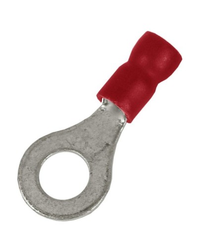 Наконечник НКИ 0,25-1,5 М10 (D10,5мм) с отверстием под винт (100 шт) (2A10P-EE-PVC). Наконечник с отверстием под винт и изолированным фланцем ПВХ. ДКС в Новошахтинске
