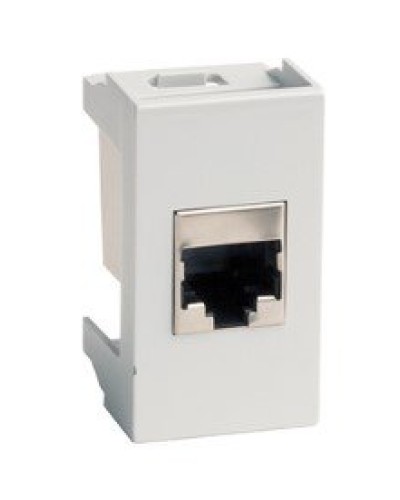 Розетка RJ-45 Viva 1 модуль серая (45138): Розетка компьютерная с одним разъёмом в Новошахтинске