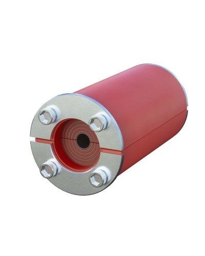 Проходка круглая, нержавеющая, D31х40 мм для кабелей D4-17 мм (DXF3112): Проходка круглая, нержавеющая в Новошахтинске