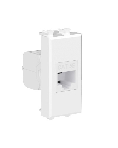 Розетка RJ-45 Avanti 1 модуль белое облако (4400661): Розетка компьютерная, без шторки модульная, кат.5е в Новошахтинске