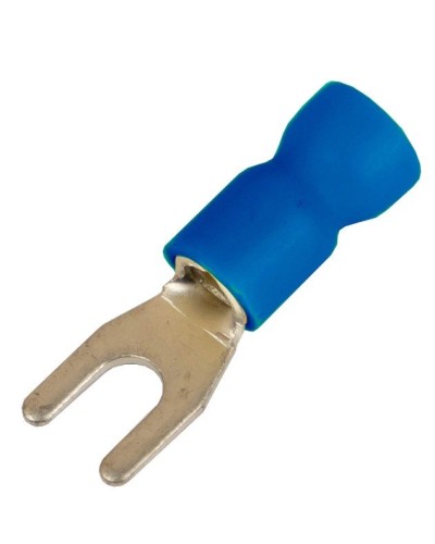 Наконечник вилочный НВИ 1,5-2,5 М3,5 (D3,7мм) (100 шт) (2B135P-EE-PVC). Наконечник вилочный с изолированным фланцем ПВХ. ДКС в Новошахтинске