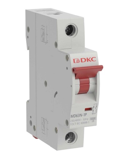 YON max MD63N 1P 20А 6кА C (MD63N-1PC20). Автоматический выключатель. ДКС в Новошахтинске