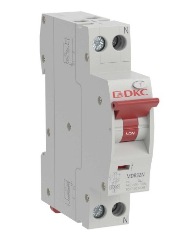 YON max MDR, 1P+N, 10mA, 20A, 6kA, А (MDR32N-1N1C20-A). Компактный автоматический выключатель дифференциального тока. ДКС в Новошахтинске