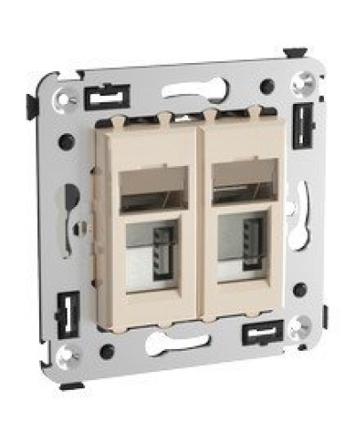 Розетка USB в стену Avanti ванильная дымка (4405543). Розетка USB. ДКС в Новошахтинске
