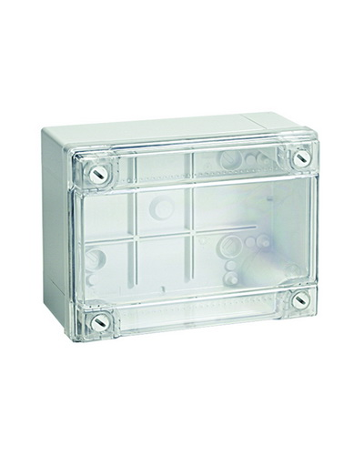 Коробка ответвительная с гладкими стенками, IP56, 380х300х120 (54420). Коробка ответвительная с гладкими стенками и прозрачной крышкой. ДКС в Новошахтинске
