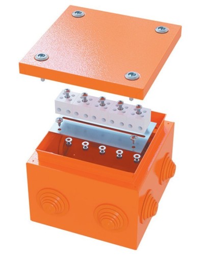 Коробка FS 150х150х80 5P (FSB30510): Коробка ответвительная огнестойкая стальная в Новошахтинске