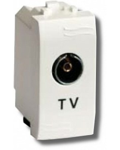 Розетка TV Brava универсальная 1 модуль слоновая кость (75721S): Розетка TV в Новошахтинске