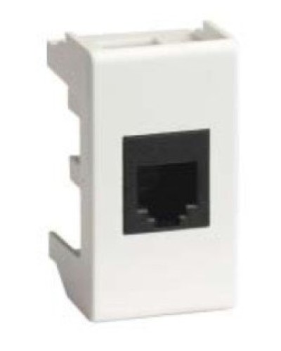 Розетка RJ-45 Viva 1 модуль белая (45038): Розетка компьютерная с одним разъёмом в Новошахтинске