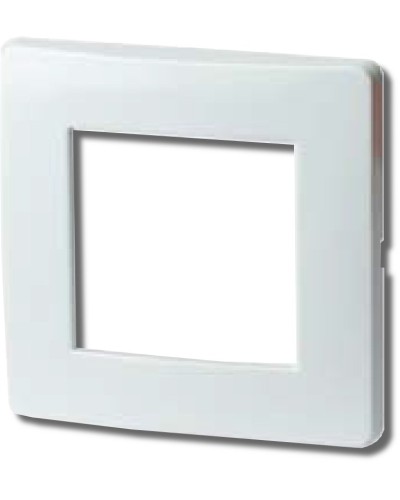 Рамка на 2 модуля (одноместная), белая (75010W): Рамка одноместная, Brava в Новошахтинске