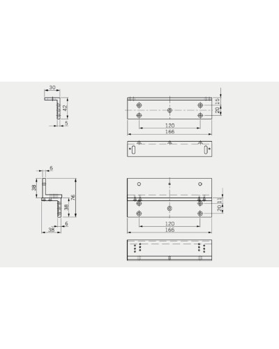 L+Z кронштейн для EMC 1200 ALH. L+Z кронштейн для EMC 1200 ALH. dormakaba в Новошахтинске