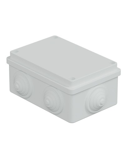 Коробка JBS120 120х80х50, 6 вых., IP55, белая (44008W-1). Коробка монтажная. Экопласт в Новошахтинске