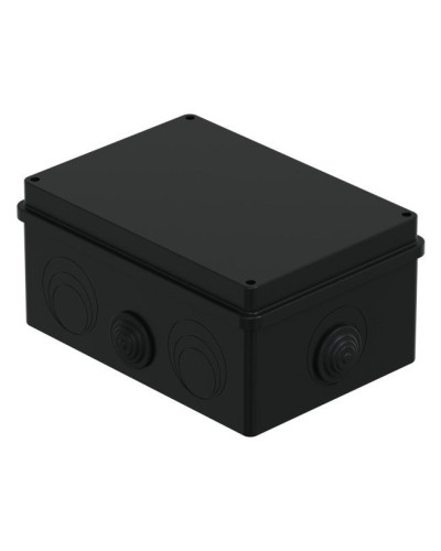 Коробка JBS210 210х150х100, 8 вых., IP55, черная (44016BL-1). Коробка монтажная. Экопласт в Новошахтинске