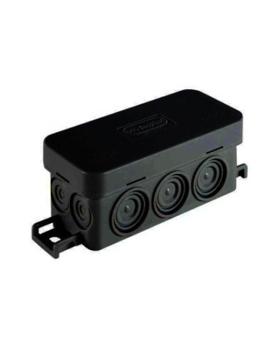 Коробка JBL090 90х42х40, 10 вых., IP55, черная (44055BL-1). Коробка монтажная. Экопласт в Новошахтинске