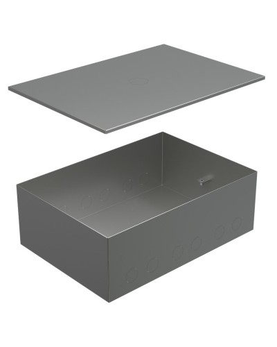 Коробка металлическая с крышкой для заливки в пол BOX/8-12 (70181): Коробка металлическая с крышкой для заливки в пол 309х217х105мм, для люков 70083, 70012 в Новошахтинске