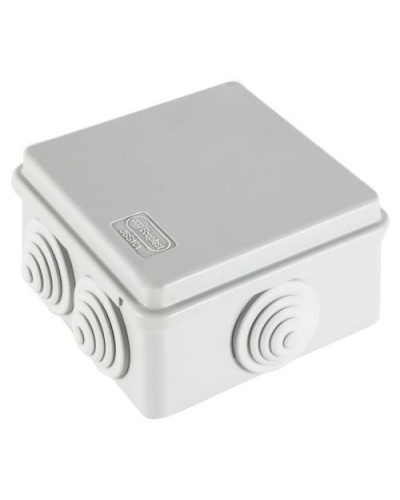 Коробка JBS101 100х100х55, 6 вых., IP55, серая (44037). Коробка монтажная. Экопласт в Новошахтинске