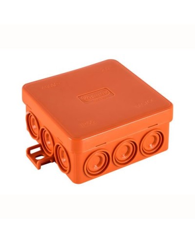 Коробка JBL085 85х85х38, 12 вых., 4P (0.15...2.5мм²) (43155HF): Коробка монтажная, огнестойкая, без галогена в Новошахтинске