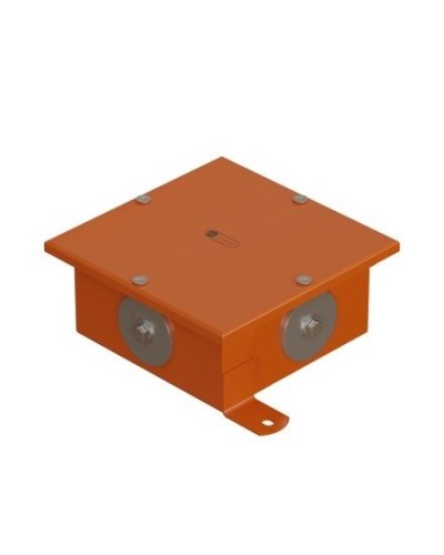 Коробка SMB120 металлическая 120х120х60, 4 металлических заглушки (56004S). Коробка, 4 металлические заглушки. Экопласт в Новошахтинске