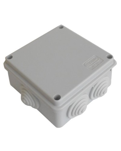 Коробка JBS100 100х100х55, 6 вых., 4P (1,5…10мм²) серая (43347HF-GR). Коробка монтажная, огнестойкая, без галогена. Экопласт в Новошахтинске