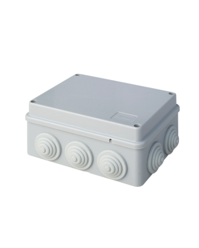 Коробка JBS150 150х110х70, 10 вых., IP55, серая (44009). Коробка монтажная. Экопласт в Новошахтинске