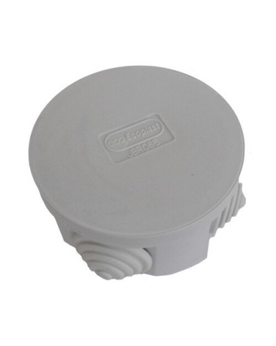 Коробка 3001 D70x36, 4 вых, IP55, серая (44001HF). Коробка монтажная. Экопласт в Новошахтинске