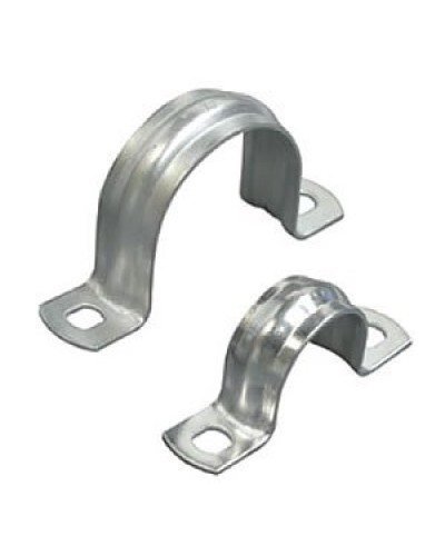 Скоба двухлапковая D50 с двумя отверстиями (50шт) (43650-50): Скоба оцинкованная в Новошахтинске