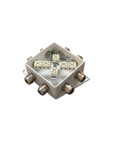 КМ-О (12к*6,0)-IP66-120х120, три ввода: Коробка монтажная огнестойкая в Новошахтинске