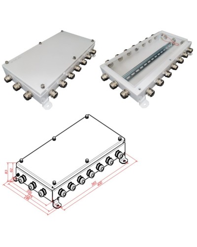 КМ IP66-2040. Коробка монтажная электротехническая. Гефест в Новошахтинске