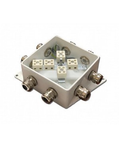 КМ-О (10к*10,0)-IP66-120х120, пять вводов: Коробка монтажная огнестойкая в Новошахтинске