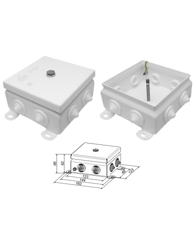 КМ IP55-1212. Коробка монтажная электротехническая. Гефест в Новошахтинске