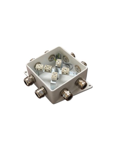 КМ-О (10к)-IP66-120х120, восемь вводов: Коробка монтажная огнестойкая в Новошахтинске