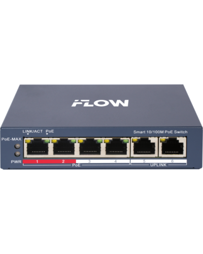 F-SW-EM206POE-VM. Коммутатор с POE. i-FLOW в Новошахтинске