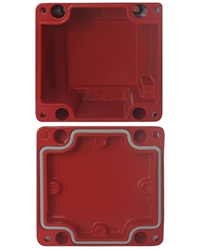 МКС Мороз, глухая, IP66/IP68, красный. Коробка коммутационная металлическая. Магнито-Контакт в Новошахтинске