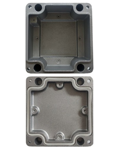 МКС Мороз, глухая, IP66/IP68, серый. Коробка коммутационная металлическая. Магнито-Контакт в Новошахтинске
