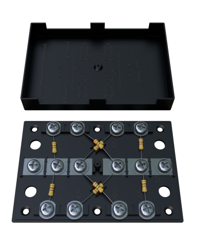 KRA-4 300 Om black (MEC42104). Коробка на 4 абонента. МЭК-Электрика в Новошахтинске