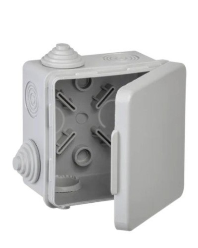 Коробка КМ 80х80х50 GENERICA (UKO31-080-080-050-K03-54G). Коробка распаячная для открытой проводки. GENERICA в Новошахтинске