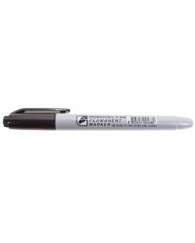 Маркер перманентный Crown «Multi Marker Slim» 2 мм, черный, пулевидный (08-8201): Ручка для маркировки в Новошахтинске