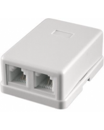 STK-RJ-45(8P8C), CAT.6, 2 выхода, Dual IDC компьютерная розетка: Розетка компьютерная 2 выхода в Новошахтинске
