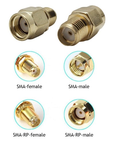 S-A312 (RP-SMA-male - SMA-female). Переходник. Прочие зарубежные в Новошахтинске