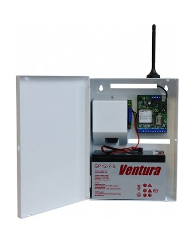 SR103-2GSM-SBK25-W Ретро (SR103-2GSM BK-7W) под АКБ 7Ач, цвет белый. Конвертор протоколов. Проксима в Новошахтинске