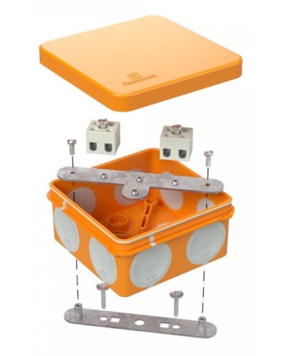 Коробка огнестойкая 80х80х40 (60-0210-FR2.5-4). Коробка огнестойкая для открытой установки. Промрукав в Новошахтинске