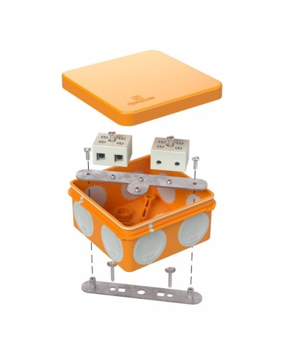 Коробка огнестойкая 80х80х40 (60-0210-FR10.0-4). Коробка огнестойкая для открытой установки. Промрукав в Новошахтинске