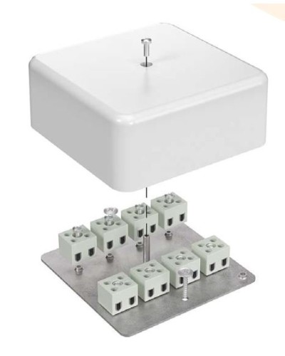 Коробка огнестойкая 103х103х45 для кабель-канала (40-0470-FR6.0-6). Коробка огнестойкая для кабель-канала. Промрукав в Новошахтинске