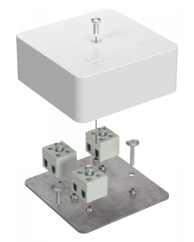 Коробка огнестойкая 75х75х30 (40-0450-FR1.5-6). Коробка огнестойкая для открытой установки. Промрукав в Новошахтинске