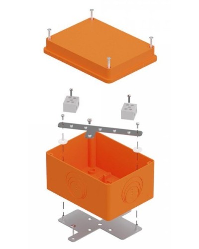 Коробка огнестойкая 150х110х90 E15-E120 для о/п (40-0351-FR10.0-4). Коробка огнестойкая для открытой установки. Промрукав в Новошахтинске