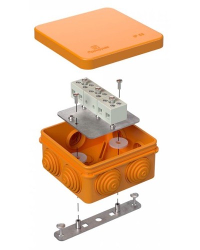 Коробка огнестойкая 80х80х40 (40-0210-FR1.5-6). Коробка огнестойкая для открытой установки. Промрукав в Новошахтинске