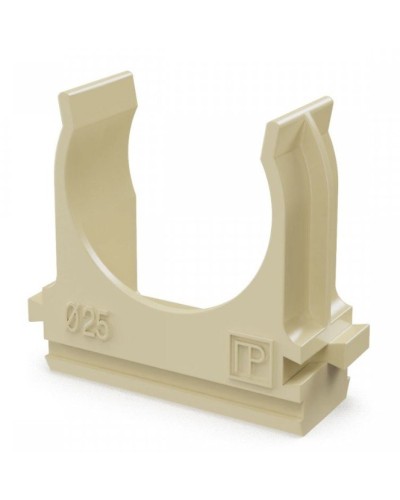 Крепёж-клипса для труб АБС-пластик сосна D25 (100 шт) (PR13.0050). Крепление для труб ПВХ. Промрукав в Новошахтинске