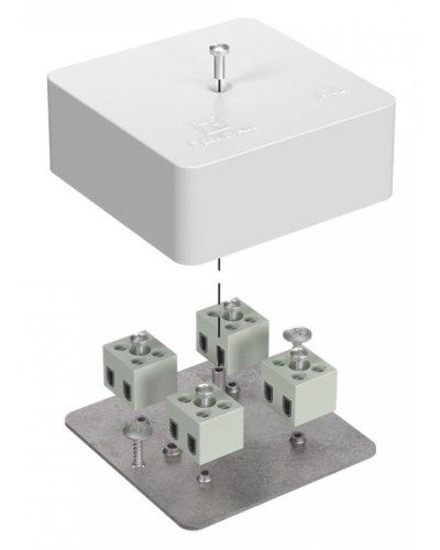 Коробка огнестойкая 75х75х30 (40-0450-FR1.5-8). Коробка огнестойкая для открытой установки. Промрукав в Новошахтинске